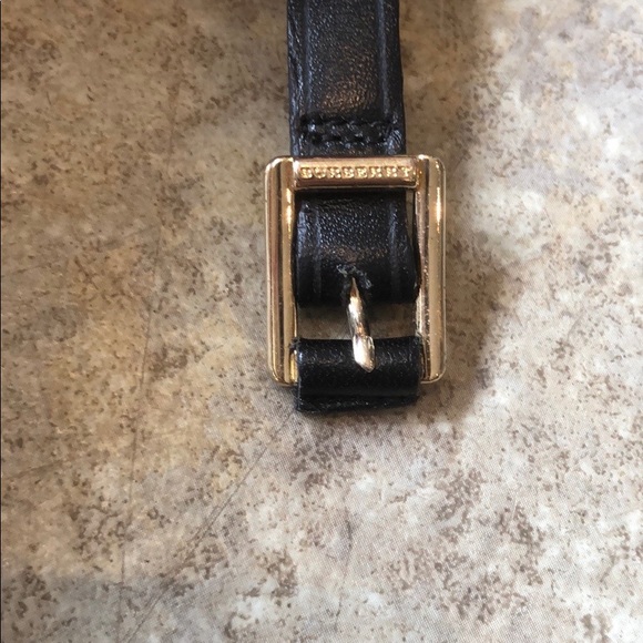 $595 Burberry stud sandal wedge size 38/8 EUC - Picture 5 of 8